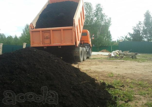 Доставка песка, земли, щебня